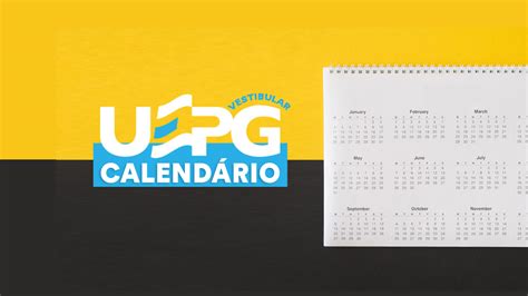 Calend Rio Uepg Datas Inscri Es Provas E Resultado