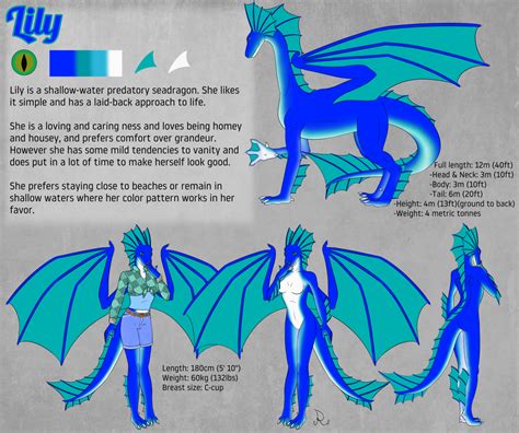 Lily Reference Sheet Sfw — Weasyl