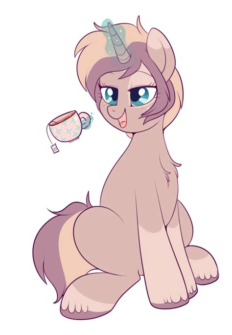 1595989 Safe Artist Lulubell Oc Oc Only Oc Chai Unicorn Cup