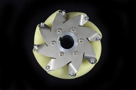 Inches Industrial Mecanum Wheel With Pu Roller R Oz Robotics