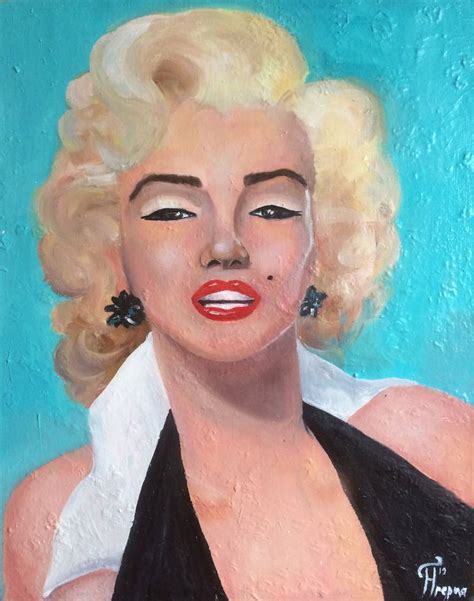 Marilyn Painting By Nastya Prairie Saatchi Art