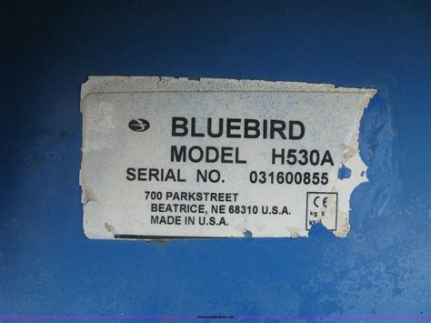 Blue Bird H530a Walk Behind Aerator In Wichita Ks Item Bl9183 Sold Purple Wave