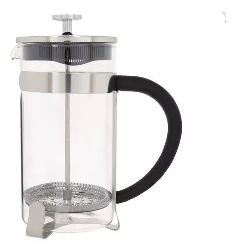 Cafetera Prensa Francesa Acero Inox Tazas Ml Gf Color Gris