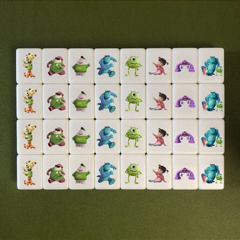 Seaside Escape Tile Game Monsters Inc 33 Blocks X Large Mahjong For