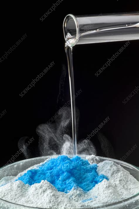 Heat Of Hydration Of Copper Sulphate Stock Image A500 0753