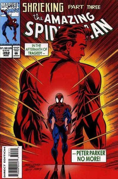 The Amazing Spider Man 392 Peter Parker No More Issue