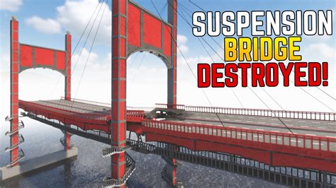 I Exploded A Suspension Bridge Teardown Gameplay Youtube