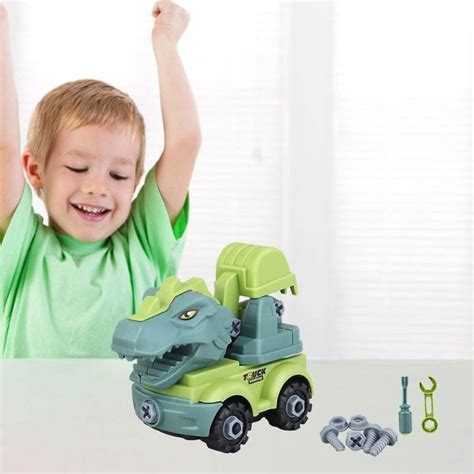 Katea Fun Take Apart Dinosaur Transport Lastbil Verktyg Byggfordon