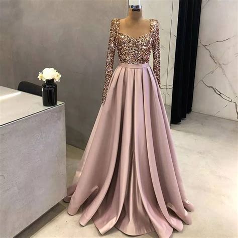 Luxury Sequin Evening Dress Evening Gown Prom Dress Sequin Etsy