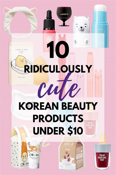 10 Cute Korean Beauty Products Under $10 ⋆ Beauty Nerd By Night