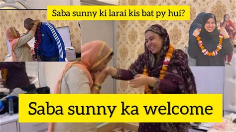 Saba Ka Jahan Umrah Se Maudaha Wapas Saba Sunny Ki Larai Shadi Soch