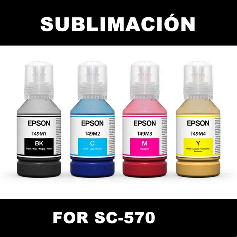 Tinta Epson Para Sublimaci N T M Original X Boltella Ml Sublitextil