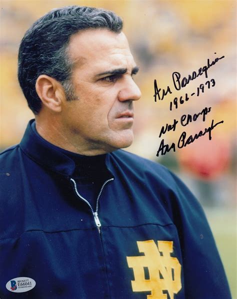 Ara Parseghian Autographed Memorabilia | Signed Photo, Jersey ...