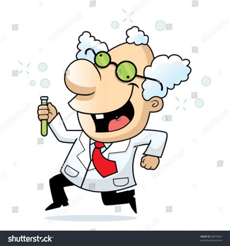 Mad Scientist Stock Vector Illustration 30819262 Shutterstock