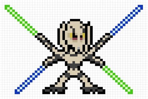 General Grievous Revenge Sith Perler Beads