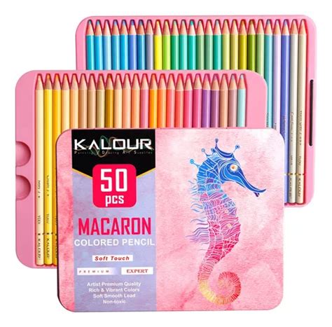 Kalour Lápices De Colores Pastel Macarrón Juego De 50 Colores KA