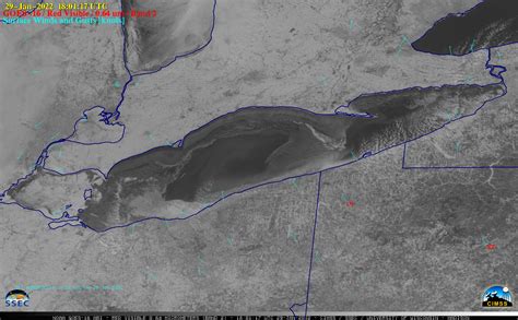 Rapid Ice Growth In Lake Erie Cimss Satellite Blog Cimss