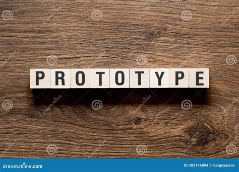 Prototype Word Concept On Building Blocks Text Stock Photo Image