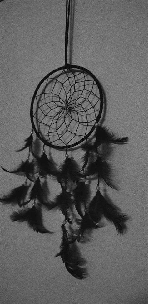 Black And White Dream Catcher Wall Art