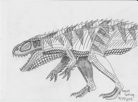 Acrocanthosaurus Paleo-Art by ProfDanB on DeviantArt