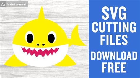 Baby Shark Cricut Svg Free Cut File For Cricut YouTube