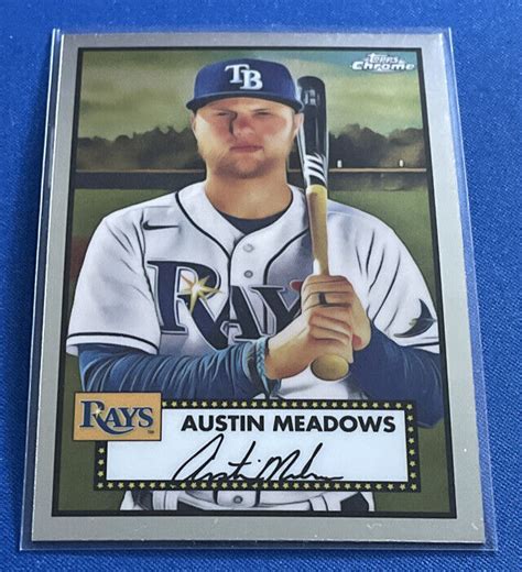 Topps Chrome Platinum Anniversary Austin Meadows Tampa Bay Rays