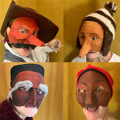 Online Making And Using Commedia Dellarte Masks — Learning Through Theatre