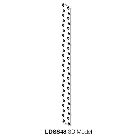 Ldss Light Diaphragm Spline Strap For Mass Timber Strong Tie