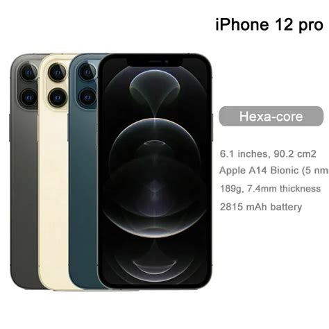 Apple Smartphone Iphone Pro D Bloqu D Origine Face Id G Hexa Core