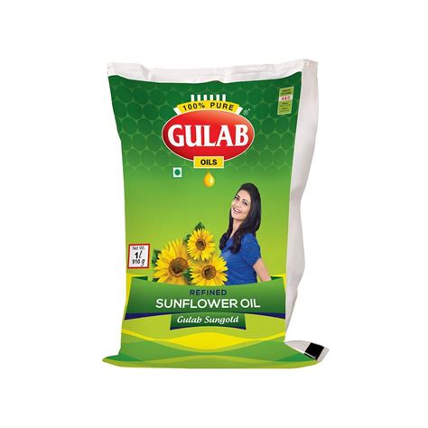 Gulab Refined Sunflower Oil 1 Lit Indian On Shop