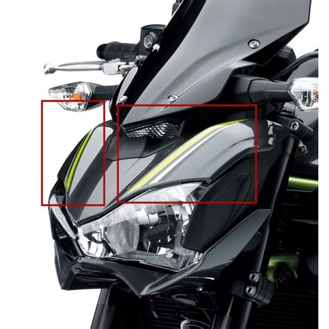 Set Patterns Cowling Upper Headlight Kawasaki Z Gray