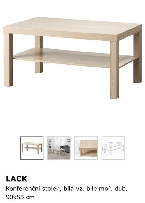 Daruji za odvoz konferenční ikea stolek dubový 90x55x45 VšezaOdvoz