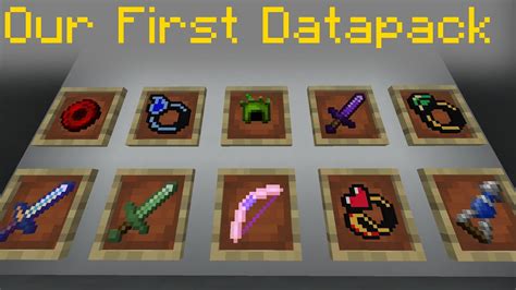 Making Our First Datapack Datapacks Tutorial 2 Minecraft 1 16 4