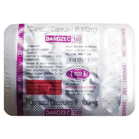 Buy DANOZEC 100mg Capsule 10 S Online At Upto 25 OFF Netmeds