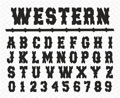 Western Font Wild West Font Old West Font Western Font Styles Cowboy