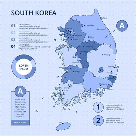 Vector Hand Vector Free Korea Map Sokcho Gyeongju Infographic Map