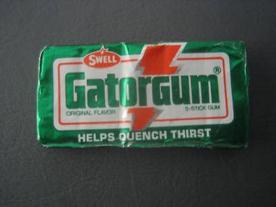 GATOR GUM" - Vintage Gatorade chewing gum | #119134954