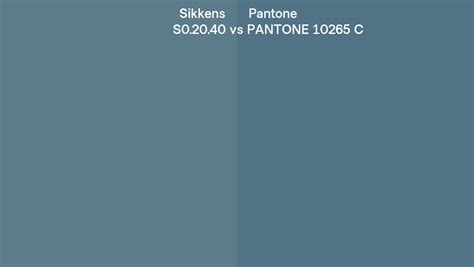 Sikkens S Vs Pantone C Side By Side Comparison