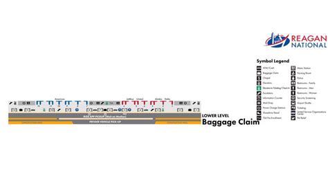 Ronald Reagan Airport Terminal Map