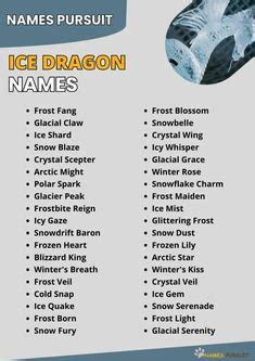 Ice Dragon Names (600+ Cool, Unique, & Bold Choices)