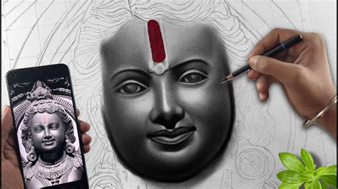 Drawing Shree Ram Ji Ram Lalla Drawing Step By Step Shading