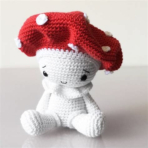 Amigurumi Crochet Mushroom Pattern Amanita The Mushroom Etsy