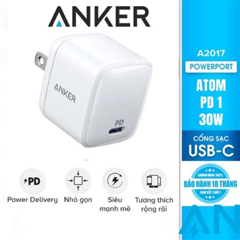 C S C Anker Powerport Speed Pd W A Usb C Shopee Vi T Nam