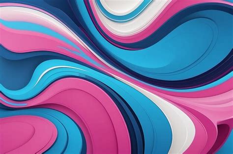 Premium Photo Abstract Blue And Pink Swirl Wave Background Flow