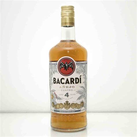 Bacardi Anejo Cuatro Yrs Rum Ml Tom S Wine Goa