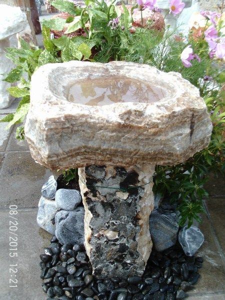 Natural Stone Bird Bath Carved From Natural Rocks This One Is 73cm