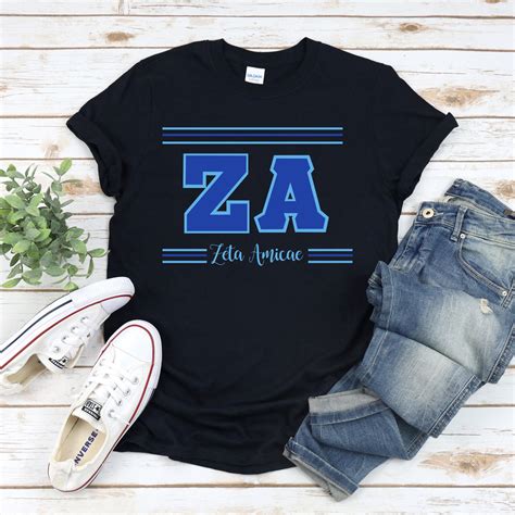 Zeta Amicae Black Tee Zeta Amicae Unisex Tee - Etsy