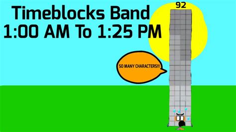 Timeblocks Band 1 149 So Many Characters Youtube