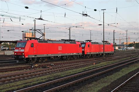 Durchfahrt Am Morgen Des 30 07 2015 Von 185 129 4 Zusammen Mit Der