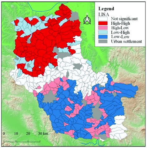 Bivariate Lisa Cluster Map Index Agl Index Z Download Scientific